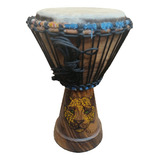 Djembe Ilubrasileiro 7 Polegadas X 30cm Pele De Cabra