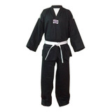 Dobok / Kimono Taekwondo Brim Leve Preto - Adulto - Sung Ja