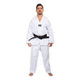 Dobok Kimono Infantil Taekwondo Reforçado Com Faixa Haganah