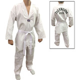 Dobok Kimono Taekwondo Leve Com Faixa Infantil - Sung Ja