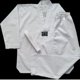 Dobok/uniforme/taekwondo Gola Branca + Faixa Branca 1 Volta