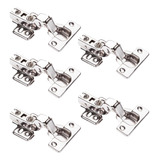 Dobradiça Inox Super Curva Amortecedor 35mm 05 Peças