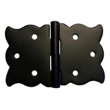 Dobradiça Jogo Armário Porta Madeira Preta Resistente Kit 4