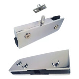 Dobradiça Porta De Vidro Pivotante 1103 + 1101 Cromado
