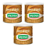 Doce De Leite Viçosa Premium Lata 800g Original Kit 3 Latas