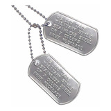 Dog Tag - Plaquetas De Identificação Inox - Gravação Gratis