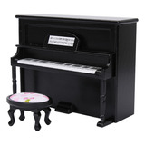 Doll House Accessories 1:12 Mini Upright Piano Model Toy