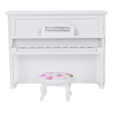 Doll House Upright Piano 1:12 Acessórios Mini Model Toy