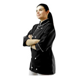 Dolma Branco/preto Uniforme Chef Cozinha Restaurante