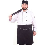 Dolma Chef Plus Size Avental De Cintura Bandana Restaurante