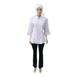 Dólmã Feminina E Bandana Kit Chef