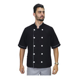 Dolmã Master Chef Cozinha Masculino Manga Curta