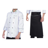Dolma Personalizado Bordado E Avental Chef Gastronomia 