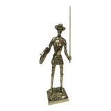 Dom Quixote Em Bronze Estatueta Miguel