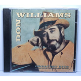 Don Williams Greatest Hits Cd Orig Usa Country