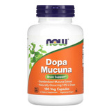 Dopa Mucuna 180 Cápsulas Vegetais Now
