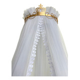Dossel Parede Coroa Princesa Rei E Cortinado Mosquiteiro Veu