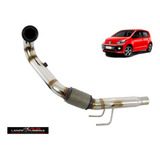 Downpipe Up Tsi 1.0 Ea211 Aço Inox 304 2 1/2 Escapamento