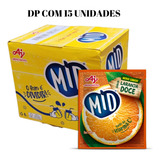 Dp 15 Unidades Suco Em Pó Mid Sabor Laranja Doce Ajinomoto