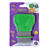 Dr Pentinho Pente Fino De Aço Piolhos Lêndeas Verde Ou Rosa