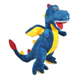 Dragão Azul Pelúcia 45 Cm Altura