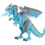 Dragão Dinossauro Thorn Controle Remoto Solta Fumaça De Gelo