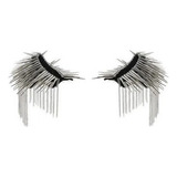 Dragona Dragona Com Borlas, Corrente Rebites Estilo Rock