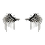 Dragona Dragona Com Corrente Borlas Rebites Estilo Rock