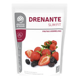 Drenante Smoothie Slim Fit Alquimia Da Saúde 350g Sabor Frutas Vermelhas