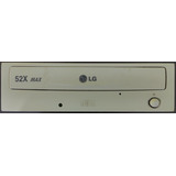 Drive Cd-rom Ide LG 52x Max Model Gcr-8523b Pc Antigo
