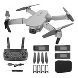 Drone E88 Pro 4k Hd Câmera Dupla Com 3 Baterias M