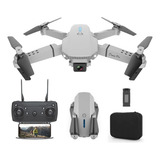 Drone E88 Pro Com Câmera E Wifi Com Case Cor Cinza