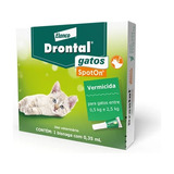 Drontal Gatos Spot On 0,35ml Vermífugo 0,5-2,5kg Bayer