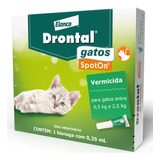 Drontal Gatos Spot On 0,35ml Vermífugo