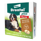Drontal Plus Carne Vermífugo Bayer -