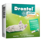 Drontal Spot On 0,35ml Vermifugo Gatos