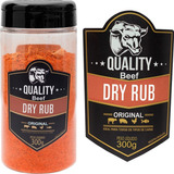 Dry Rub 300g Tempero P/ Churrasco, Grelhados, Assados