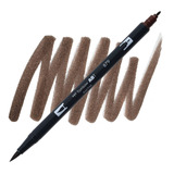 Dual Brush Pen Tombow Brown 879