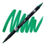 Dual Brush Pen Tombow Dark Green 277