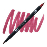 Dual Brush Pen Tombow Winw Red