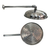 Ducha Cascata Fria 12 Polegadas - Chuveirão Piscina Aluminio