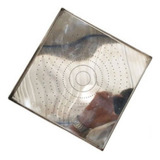 Ducha De Piso Quadrada 30cm Inox 304 P/ Piscina Ou Sauna L 