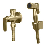 Ducha Higiênica 1,2m Dourado Fosco Fani Tunis Dv450