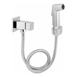 Ducha Higiênica Cubo Quadrado Luxo Metal Cromado Padrão Deca
