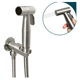 Ducha Higienica Escovada Chuveirinho Inox 304 Banheiro Luxo