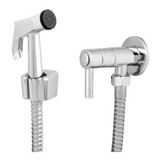 Ducha Higiênica Luxo Gatilho Metal Mangueira 1,20 Mt 1/4 Vol