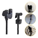 Ducha Higiênica Metal C/ Registro 2 Saídas Preto C/ Suporte