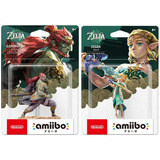 Dupla Amiibo Zelda E Ganondorf - Zelda Tears Of The Kingdom