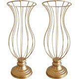 Dupla De Vasos Armação Para Pedrarias Festa Decoração 45cm