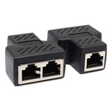 Duplicador De Saída Cabo De Rede Rj45 Splitte Divisor Y 1x2